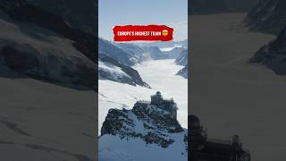 We went to Europe’s Highest Train Station ☃️ switzerland zurich travel [upl. by Caassi]