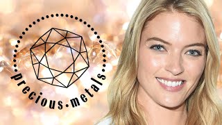 Martha Hunt Shows Us Her Dazzling Engagement Ring  Precious Metals  Marie Claire [upl. by Pozzy786]