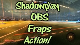 Shadowplay vs OBS vs Fraps vs Action 1080p 60fps [upl. by Grantham]