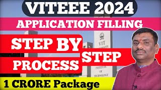 VITEEE 2024  Application Filling Step by Step Process Explanation BTech Admission  SBR TALKS [upl. by Nnylylloh]