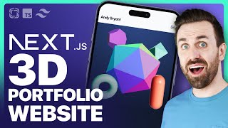 Create a Stunning 3D Animated Portfolio Website with Nextjs 14 Threejs GSAP and Prismic [upl. by Narhet]