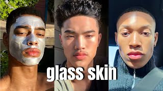 how to get glass skin as a man [upl. by Bibbie129]