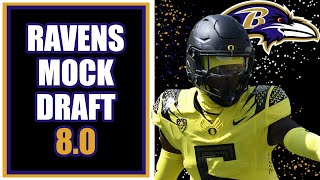 BALTIMORE RAVENS MOCK DRAFT 80 [upl. by Starr]