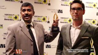 Edoardo Casotto amp Suresh Menon at the VisionX VP Awards 2015 [upl. by Raychel]