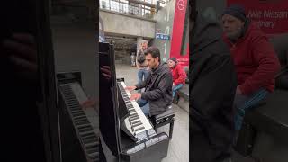 Pianist Plays Yesterday By The Beatles At Antwerp Station [upl. by Attezi]