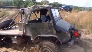 Unimog 404  Offroad Budel 2014  Terrein Helmond [upl. by Ikey]