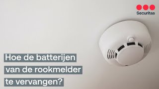 SecuritasHome  Rookmelder batterij [upl. by Ellatnahc]