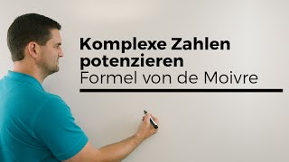 Komplexe Zahlen potenzieren Formel von de Moivre  Mathe by Daniel Jung [upl. by Aztilay]