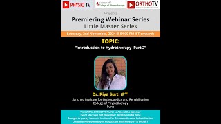 PhysioTV Introduction to Hydrotherapy Part 2 by Dr Riya Surti [upl. by Heimer]