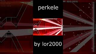 perkele by lor2000 wave challenge  Geometry dash geometrydash gd hard [upl. by Enrol]