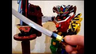 Samurai Gattai Series EX  Kyoryu Origami  CollectionDX [upl. by Adehsar]