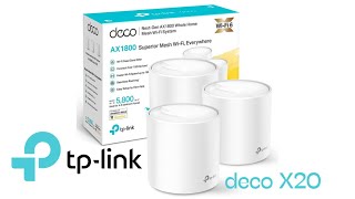 Configuración TPLink Deco X20  Potencia tu red WiFi con WiFi 6 Mesh [upl. by Alano]