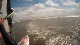 Windsurfing Ouddorp zandbank vuurtoren [upl. by Ashlie]