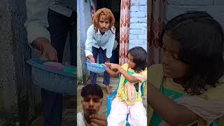 Khane me baal ke peeche ldai comedy cute fun thegeetagurjar [upl. by Isiahi540]