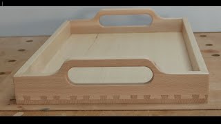 Wooden Serving Tray Dovetails with the Incra LS Positioner Part 2 [upl. by Osnofedli]