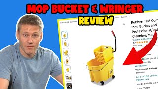 Reviewing The Rubbermaid Mop Bucket And Wringer Combo Is It Worth Your Money amazon home [upl. by Jillane388]