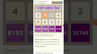 I GOT 65536 TILE [upl. by Cowie250]