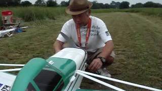 Easytiger Models Giant Piper Pawnee PA25 Maiden Flight [upl. by Prentice]