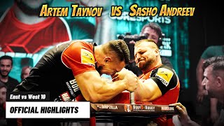 Artem Taynov vs Sasho Andreev HIGHLIGHTS [upl. by Enyedy]