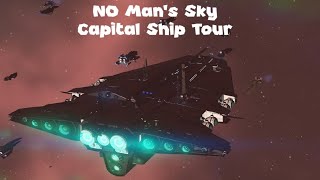 No Mans Sky Xbox  Capital Ship  Freighter Base Tour  NMS The IX Jacobyte [upl. by Mihcaoj]