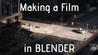 How I made a Car Short Film in Blender  BTS [upl. by Adnylam883]