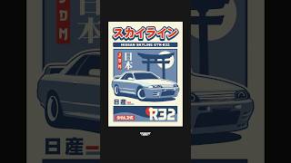 JDM car minimalist poster design collection⚡ car design nissan [upl. by Alpers]