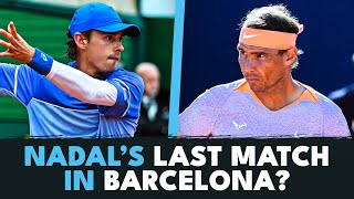 Rafael Nadal vs Alex de Minaur Highlights  Barcelona 2024 [upl. by Wenonah]