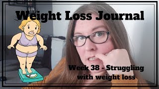 Weight Loss Journal  Week 38  Struggling with weight Loss [upl. by Hullda232]