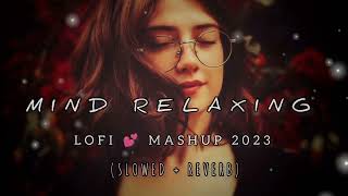 Mind relaxing 2023  ❤️Mashup Slowed x Reverb lofimashup [upl. by Neelahtak104]