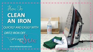 How To Clean An Iron With Dritz Iron Off [upl. by Iznekcam]