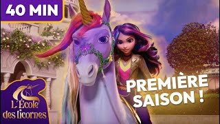 Lécole des licornes SAISON 1  🌈 dans 40 minutes  Dessins animés pour enfants [upl. by Gnik]