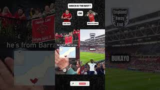 Luiz Diaz Vs Bukayo Saka Which Chant is Better shorts dance music premierleague fyp lucho [upl. by Gnouhk]