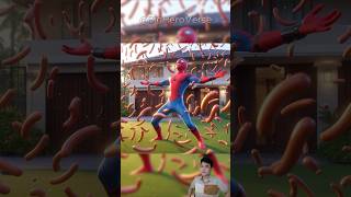 Sausage Art  Who is best SpiderMan vs Captain America vs Venom shorts spiderman joker venom2 [upl. by Bible455]