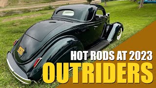 CHECK OUT THE HOTRODS AT THE OUTRIDERS 2023 PICNIC [upl. by Dwane577]