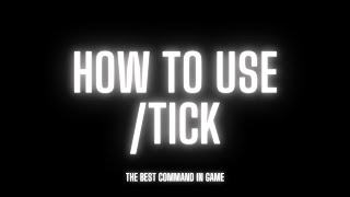 How to use tick command  Minecraft Command tutorial [upl. by Mauchi]