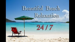 Calm Beach Waves and relaxing nature sounds ASMR [upl. by Jahdiel69]