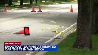 Winnetka homeowner exchanges fire with suspects trying to steal car police say [upl. by Elke]