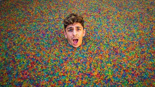 I Filled My Swimming Pool With 50000000 ORBEEZ satisfying [upl. by Alarick]