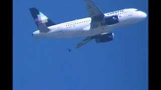 Volaris Airbus A319 Takeoff fom Tijuana airpor [upl. by Oiramrej]