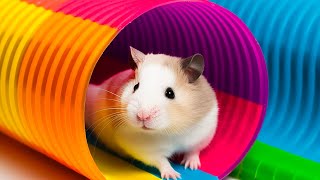 🌈 Hamster Maze with Traps  Best Compilation Part 2 [upl. by Anipsed]