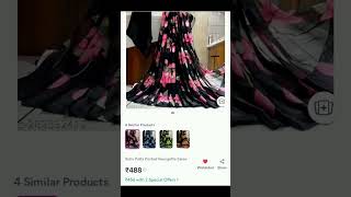 Meesho georgette sarees under 500  sarees 💗meesho haul ❣️ [upl. by Imogene]