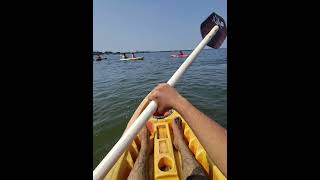 kayaking fun kayaking hyderabad funny Subscribe please [upl. by Yelwah606]