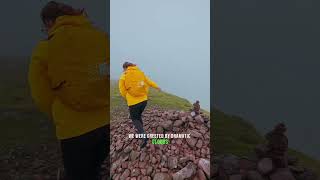 Typical hike in Wales 🏴󠁧󠁢󠁷󠁬󠁳󠁿 ☔️💨 Llyn y Fan Fach ⛰️ outdoors travel wales visitwales [upl. by Ortrud]