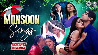 Monsoon Songs  Romantic Rain Songs Bollywood  90s Hits Hindi Songs  Baarish Ke Gaane  Jukebox [upl. by Ykcub]