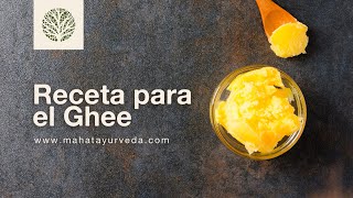 ¿Cómo hacer Ghee Mantequilla clarificada de forma sencilla [upl. by Florencia]