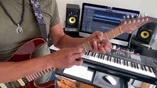 Absolution Muse tribute Pressure Cover tapping sequence for chorus [upl. by Gloria590]