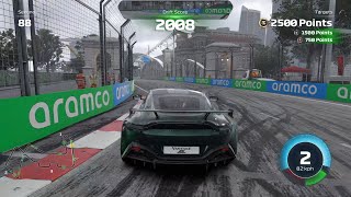 F1 22  Pirelli Hot Laps  Singapore Grand Prix  Drift  Aston Martin Vantage F1 Edition [upl. by Ycat]