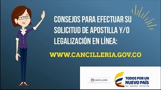 Consejos para realizar su solicitud de Apostilla yo Legalización en línea [upl. by Woodsum]