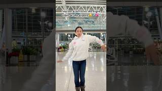 Do you like the morning or late airport vibes 😆✈️💖 fypシ゚ funny skit dance relatable viral [upl. by Anniroc701]