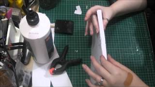 Bookbinding Tutorial Part 3B  gluing your signatures Continued [upl. by Johnstone]